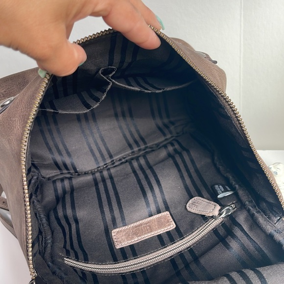 Frye Melissa Leather Zip Backpack main image 6